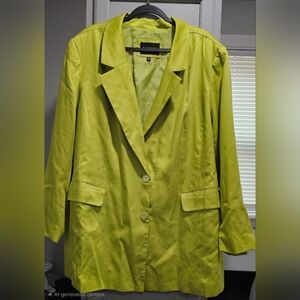 Eloquii Vibrant Green Blazer